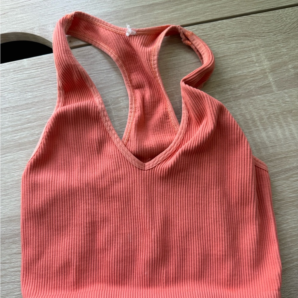Orange Halter Top